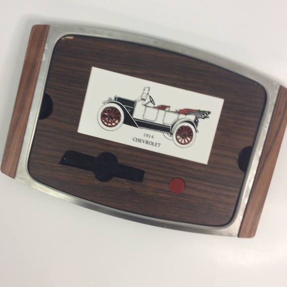 Vintage 1974 Chevrolet Technician Award Tray Board - Picture 2 of 14